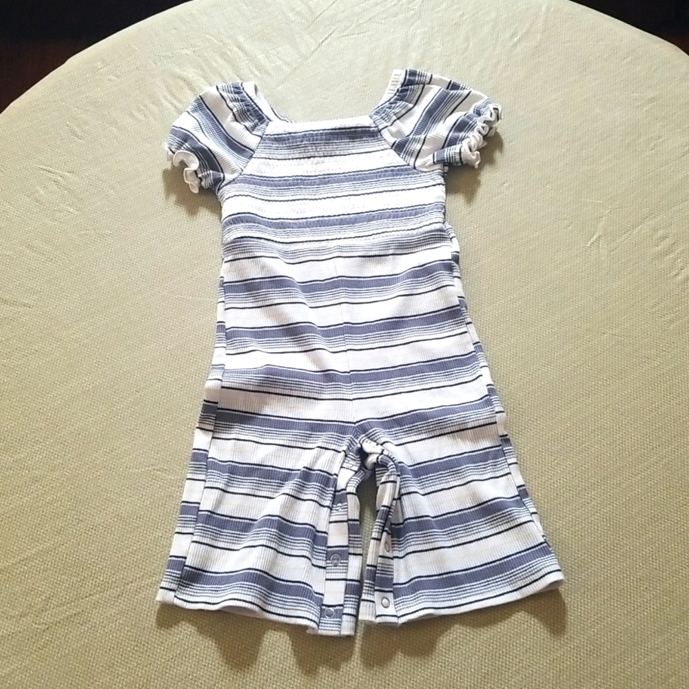Art Class Adorable Striped Jumper Romper